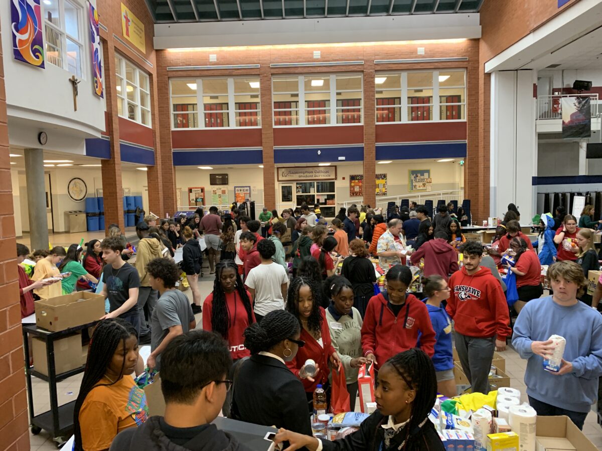 Assumption College Catholic High School Scares Hunger